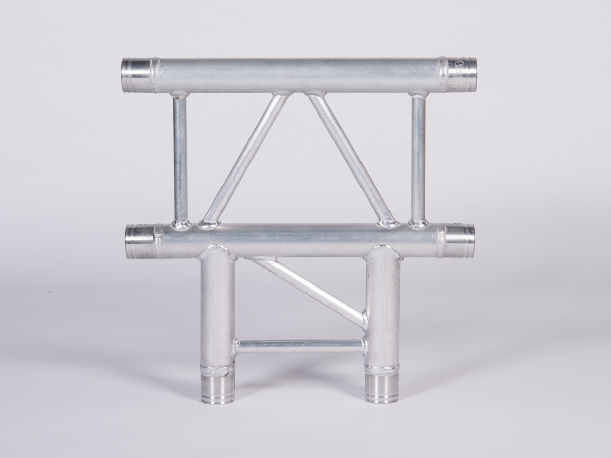 GLOBAL TRUSS F32 T35-36 H, T- joint T-Stück Ecke 3 Wege, incl. konischem Verbinderset, silber