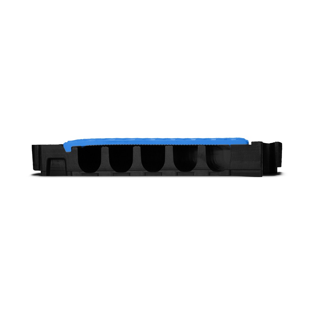 DEFENDER MIDI 5 2D BLU HALF MID SECTION Modular system 5 channels | blue | half middle section | wheelchair-accessible transition | height 5.4 cm