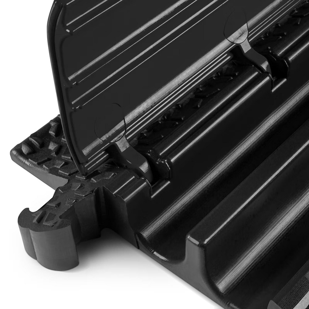 DEFENDER MICRO 2 BLK Cable Protector 2 channels | black | medium duty | height 4.5cm