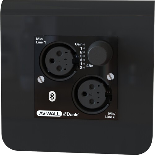 AUVITRAN AV-WALL-DT4i-B-FB BLACK