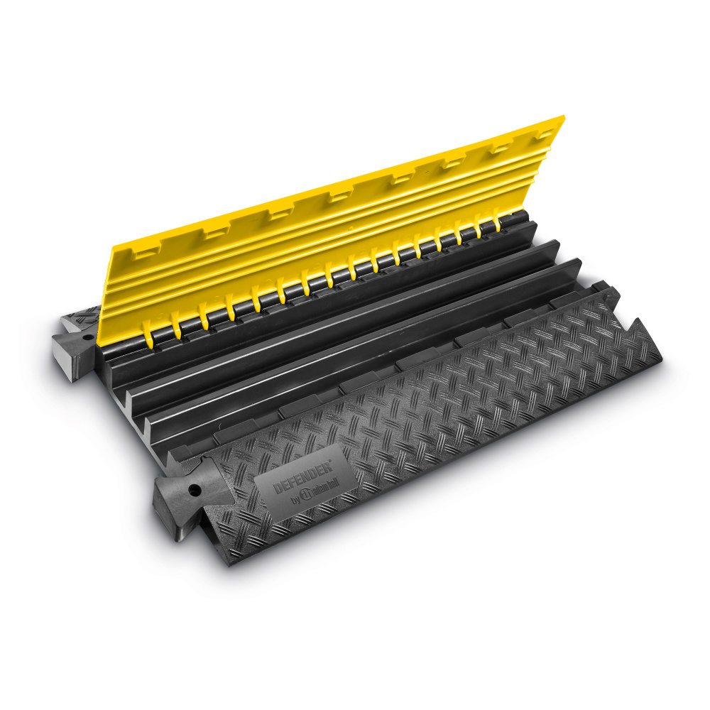 DEFENDER 3 Cable protector 3 channels | heavy duty | height 7.5cm
