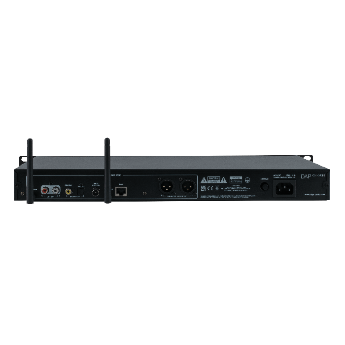 DAP CDI-160BT 1HE Medienplayer mit CD/USB-Spieler, Streaming, DAB+/Internet/FM-Radio und BT 5.0