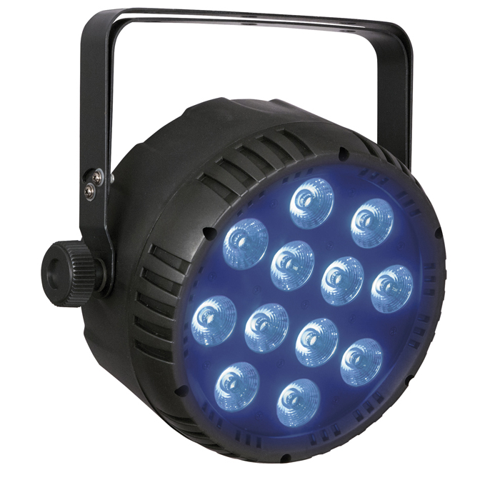 SHOWTEC Club Par 12/6 12x 10 Watt RGBWAUV LED PAR 25° fester Abstrahlwinkel