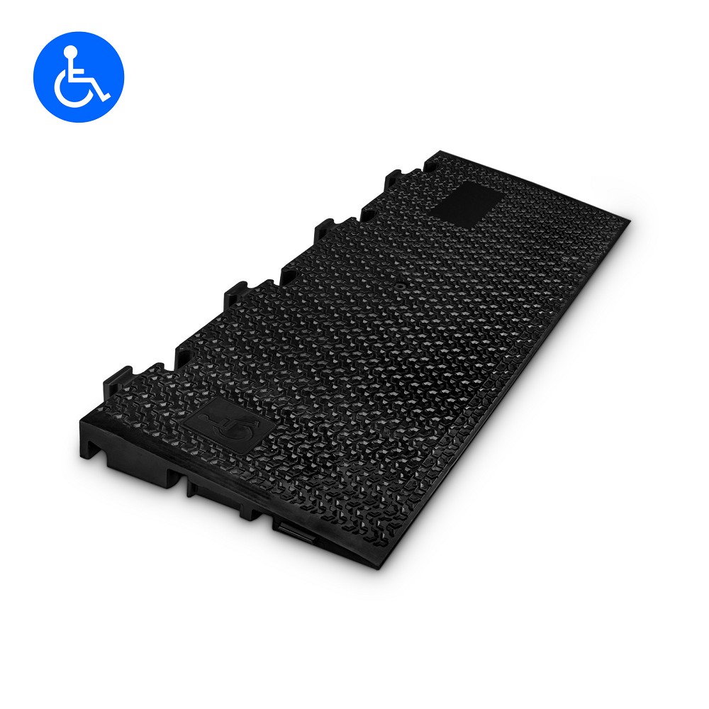DEFENDER MIDI 5 2D RAMP modular system 5 channels | ramp | wheelchair-accessible transition | height 5.4 cm