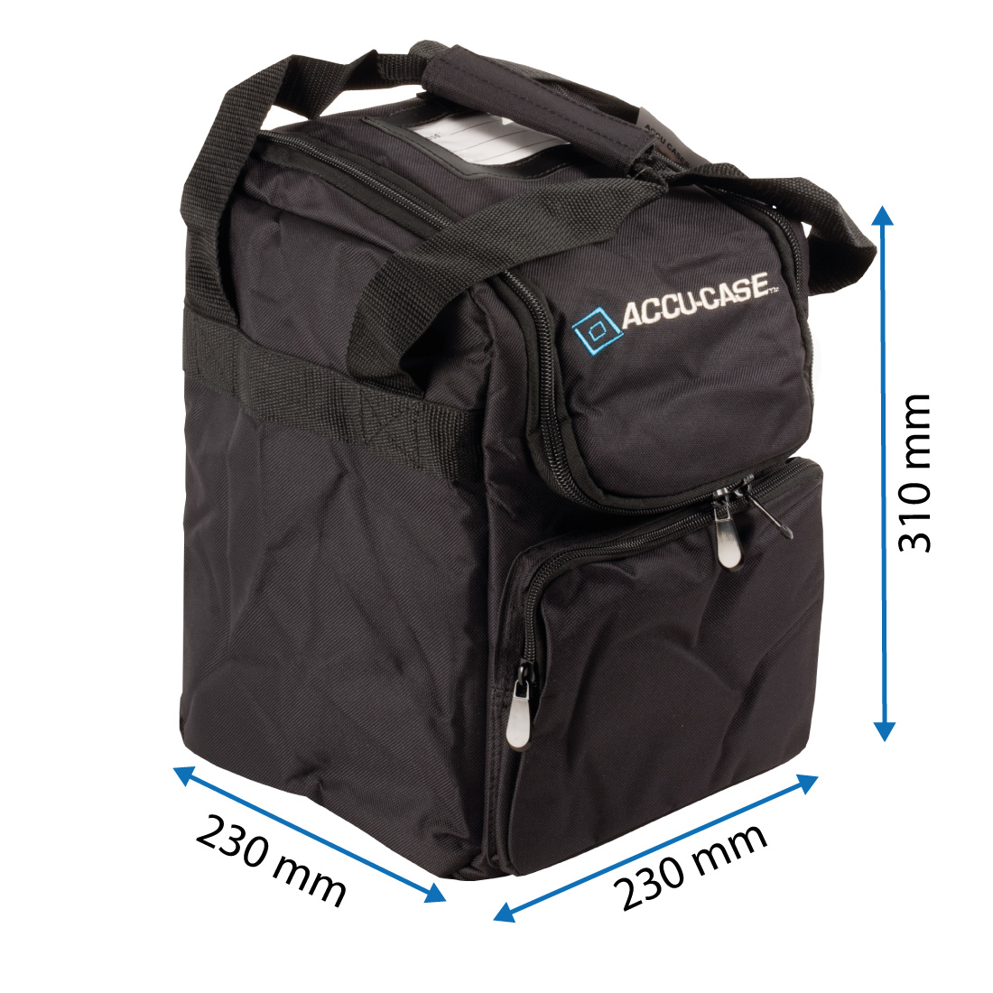 ACCU ASC-AC-115 Softcase / Transporttasche (Bag) gepolstert, für Lichteffekte: 230x230x310mm