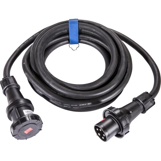 OPTIQUIP CEE-Verlängerung 63 A H07RN-F 5 G 16 mm², 10 m