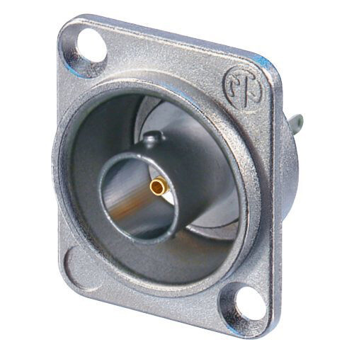 NEUTRIK NBB75DSG BNC Einbaubuchse im Nickel D-Gehäuse