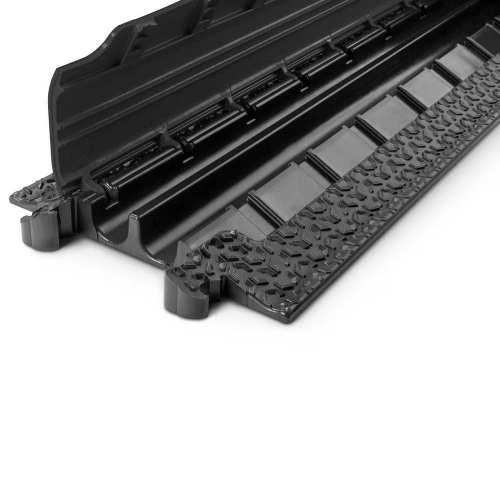 DEFENDER MICRO 2 BLK Cable Protector 2 channels | black | medium duty | height 4.5cm