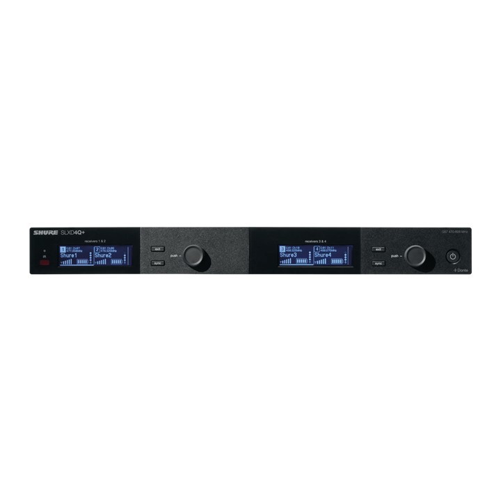 SHURE SLXD4QDAN+E=-K55 4-Kanal-Empfänger mit Dante-Audio