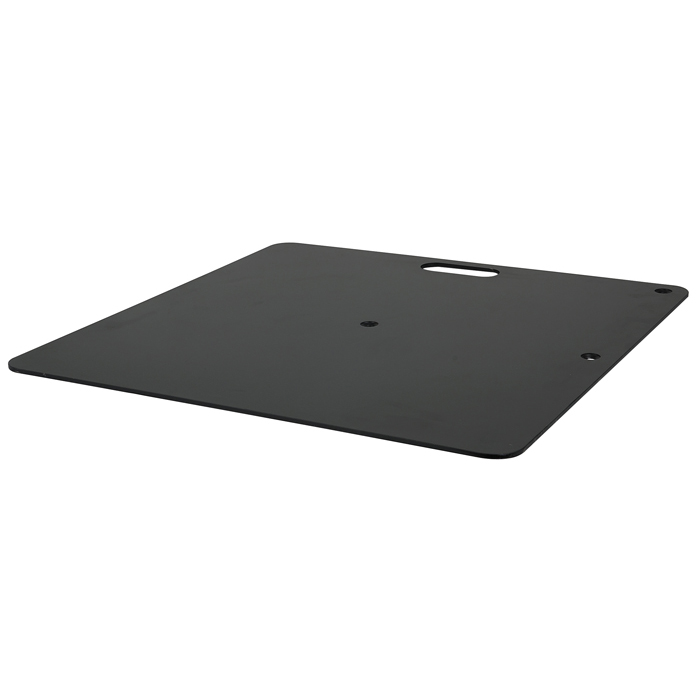 WENTEX Baseplate - 350(l) x 300(w)mm 4Kg - Bodenplatte - Pulverbeschichtet schwarz