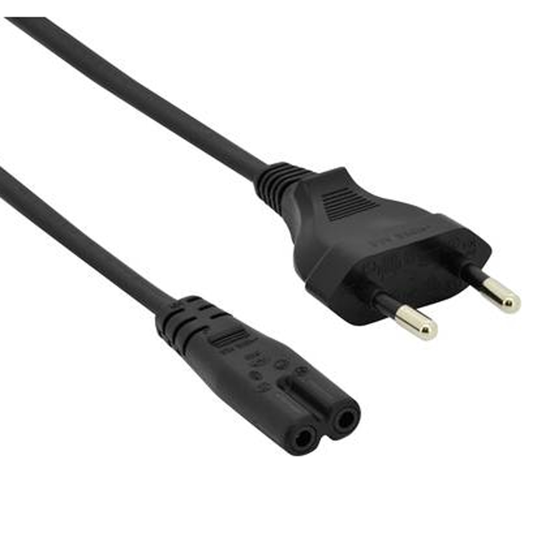 ADJ AC-EURO-S8/2 S8 (euro) cable Euro 2m Geräte Anschluss Kabel ( Rasierer ) - Schuko