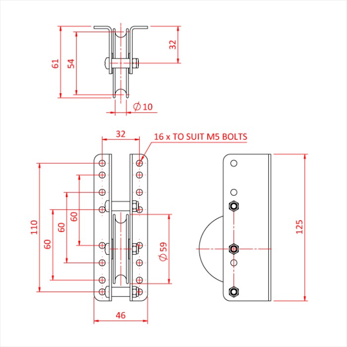 DOUGHTY T63775 Return Pulley