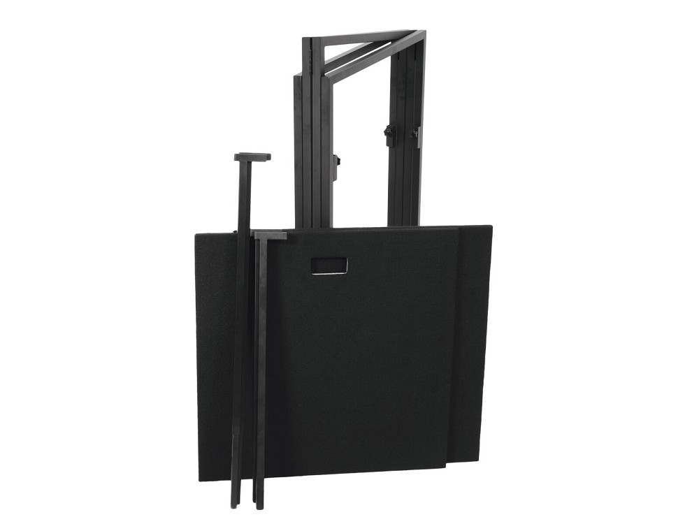 OMNITRONIC Mobile DJ Stand inkl. Cover