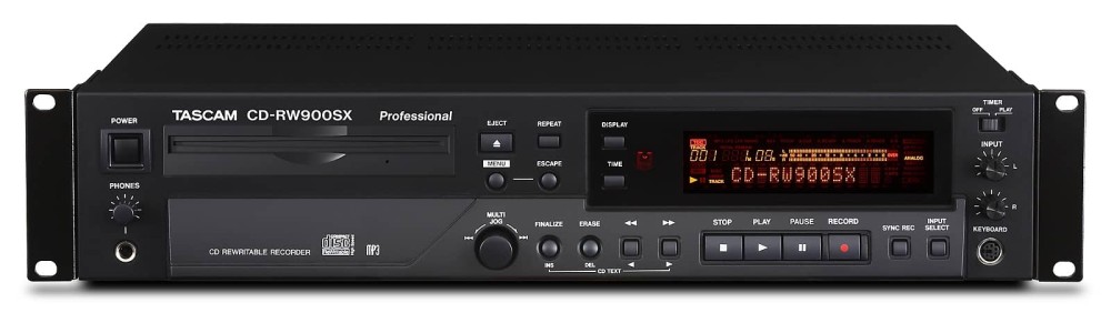 TASCAM CD-RW900SX 19“, 2HE, Audio-CD-Recorder, , CD-R / CD-R CD-RW / CD-R Digital Audio & CD-RW Digital Audio