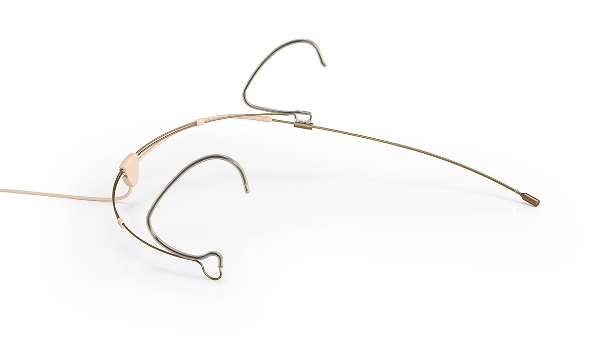 DPA 6066-OC-R-F10 6066 CORE Omni Headset Mic, Beige, TA4F Mini-XLR