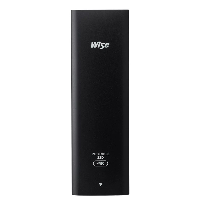 WISE Portable SSD 2 TB für Blackmagic Pocket Cinema Camera 4K und 6K
