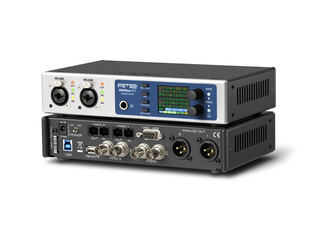 RME MADIface XT II MADI / USB Audiointerface,394 Kanal,9.5'' Triple MADI, IN/OUT: Klinke / XLR / MADI / PCI Express / USB