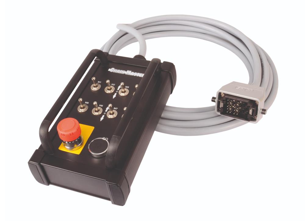 CHAINMASTER CM-801028 Motorcontroller, 8-Kanal, 19'', 6HE, IN: CEE 32A 5pol, OUT: 8x CEE 16A 4pol, Direktsteuerung