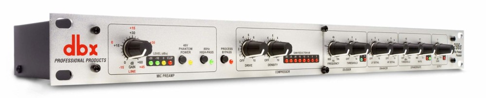 DBX 286S, Mikrofon-Vorverstärker, 1-Kanal/  Dynamik-Prozessor