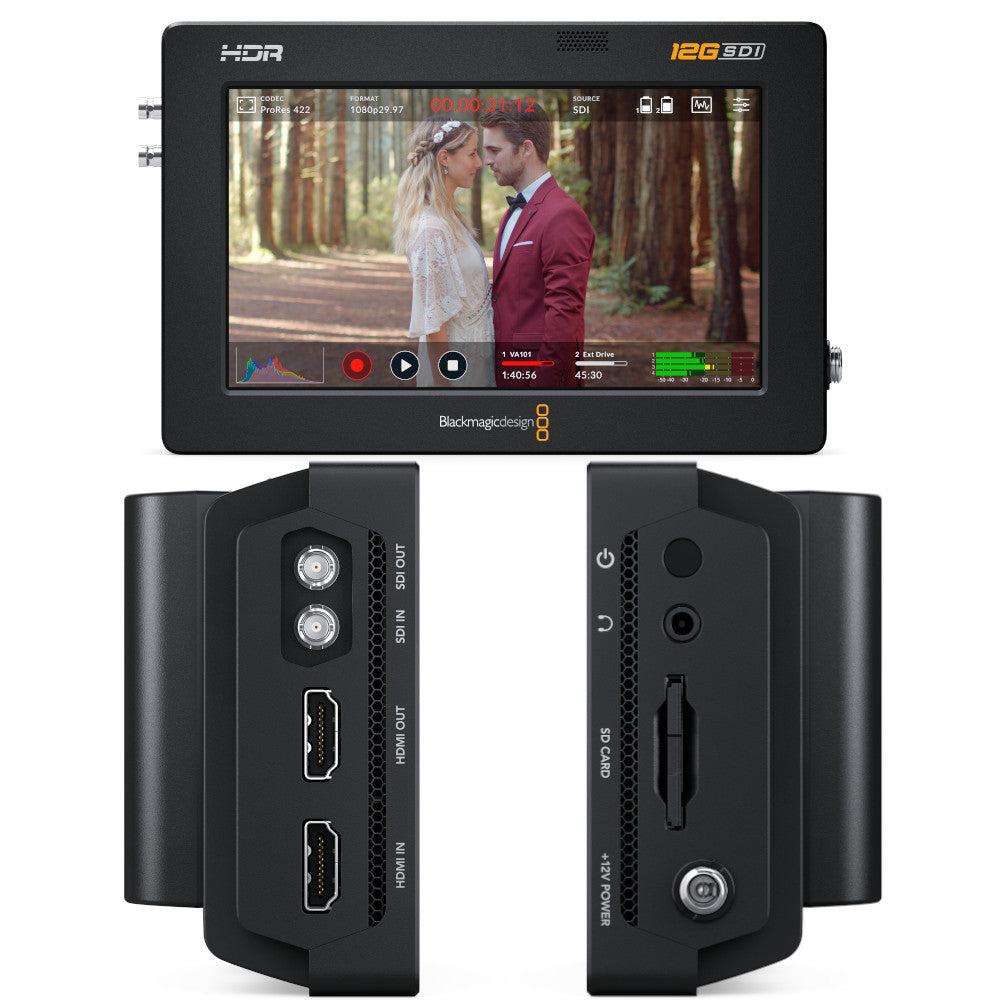 BLACKMAGIC DESIGN Video Assist 5" 12G HDR Professioneller 5"-HDR-Monitor und Recorder mit 12G-SDI und HDMI