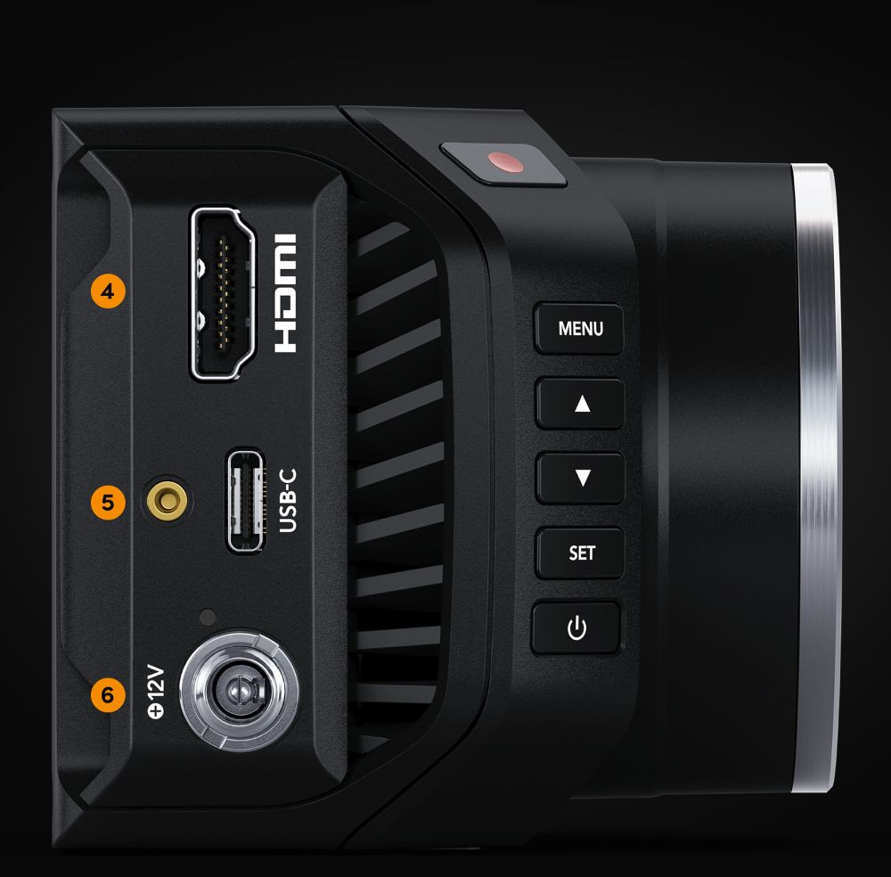 BLACKMAGIC DESIGN Micro Studio Camera 4K G2 Kompakte Ultra-HD Studiokamera für Live-Produktion und Broadcast