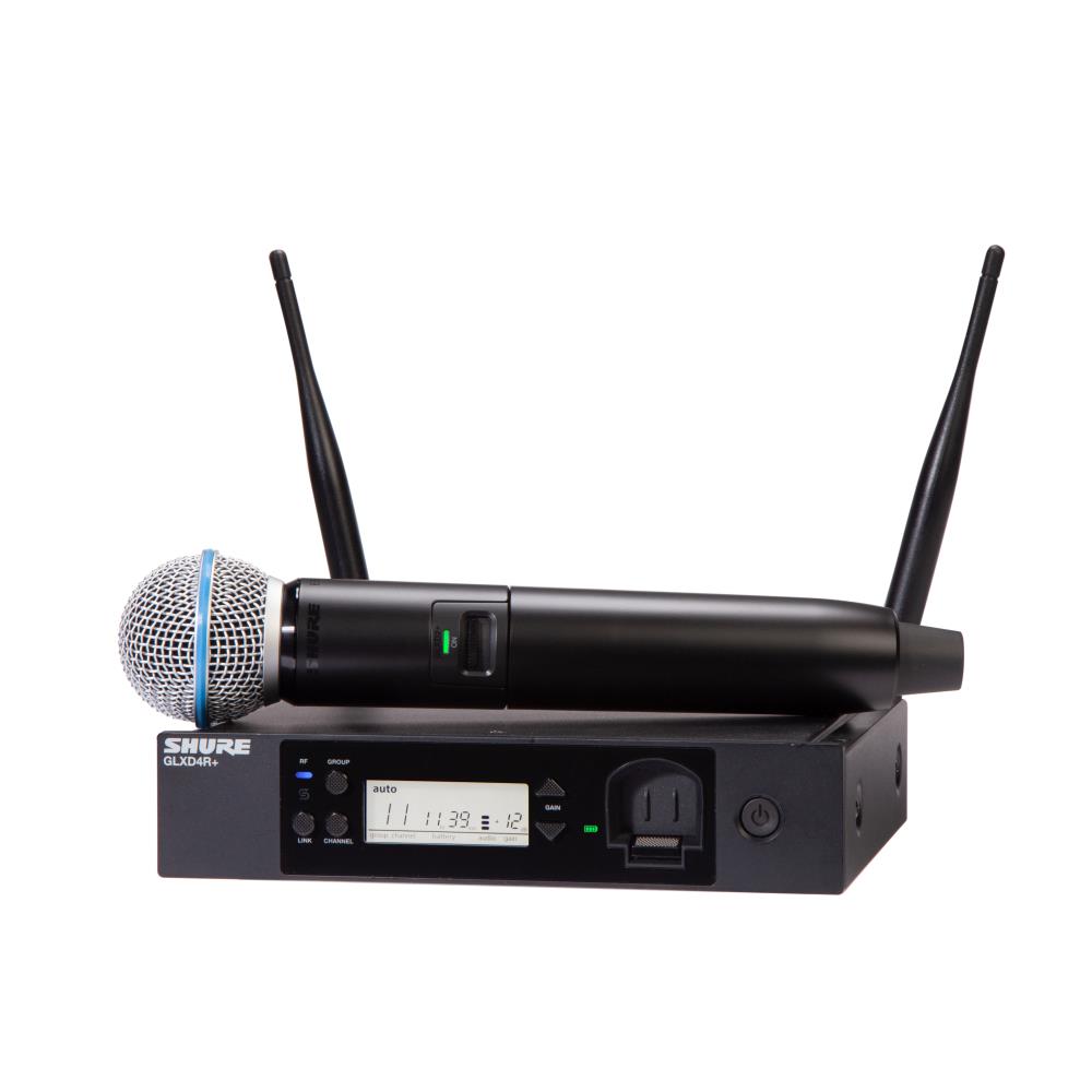 SHURE GLXD24R+E/B58-Z4 Digitales Funksystem zur Rackmontage mit BETA®58A Gesangsmikrofon