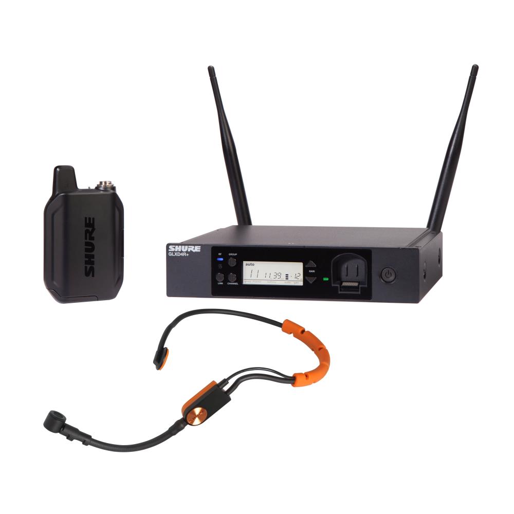 SHURE GLXD14R+E/SM31-Z4 Digitales Funksystem zur Rackmontage mit SM31 Headset-Mikrofon