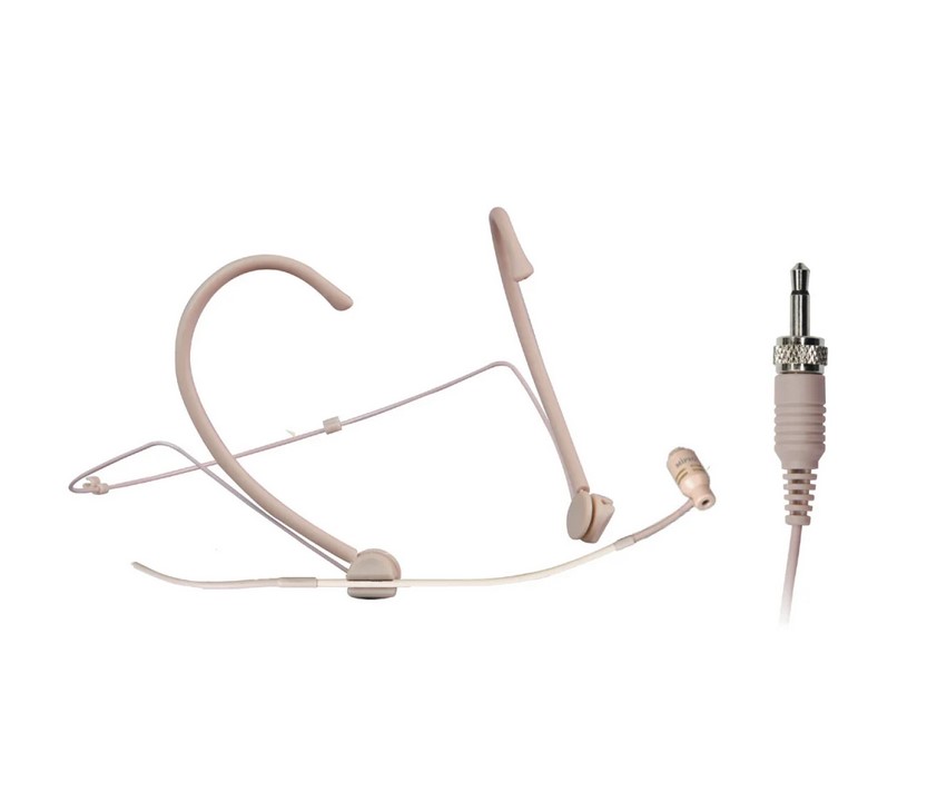 MIPRO MU-53HNS-1M Kondensatormikrofon mit Nackenbügel, beige