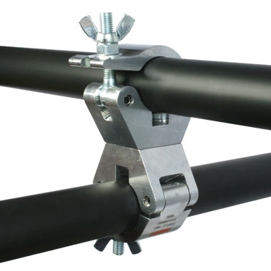 DOUGHTY T57102 90° Fixed Coupler Silver