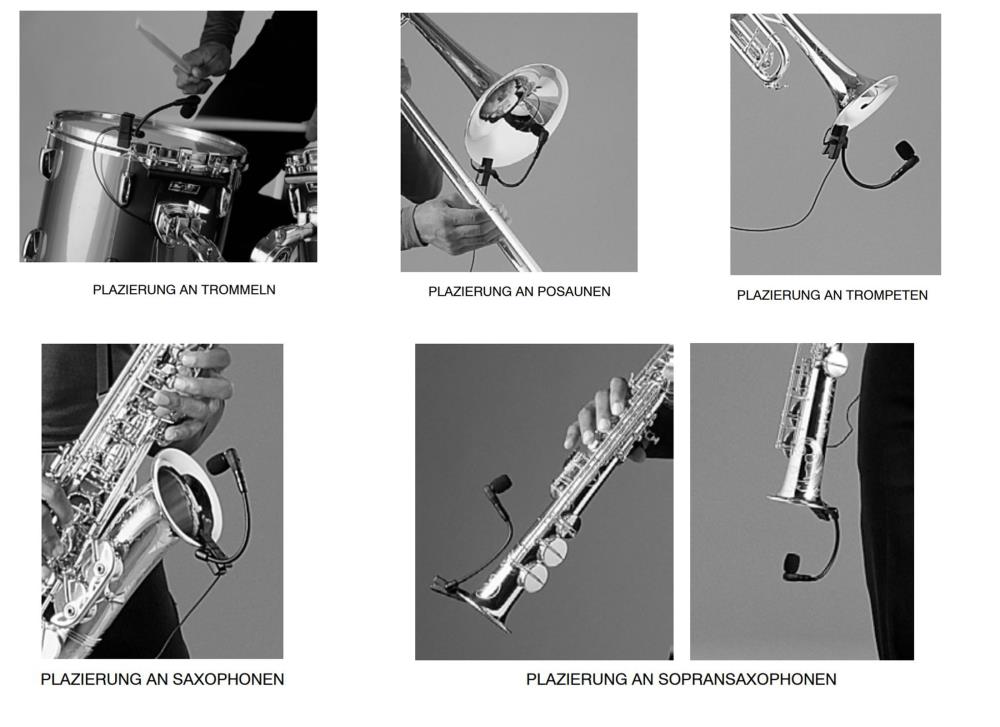 SHURE BETA 98H/C Instrumenten Clipmikro, Kondensator, Niere, Schwanenhals, inkl. Preamp, XLR Stecker (Bläser, Streicher)