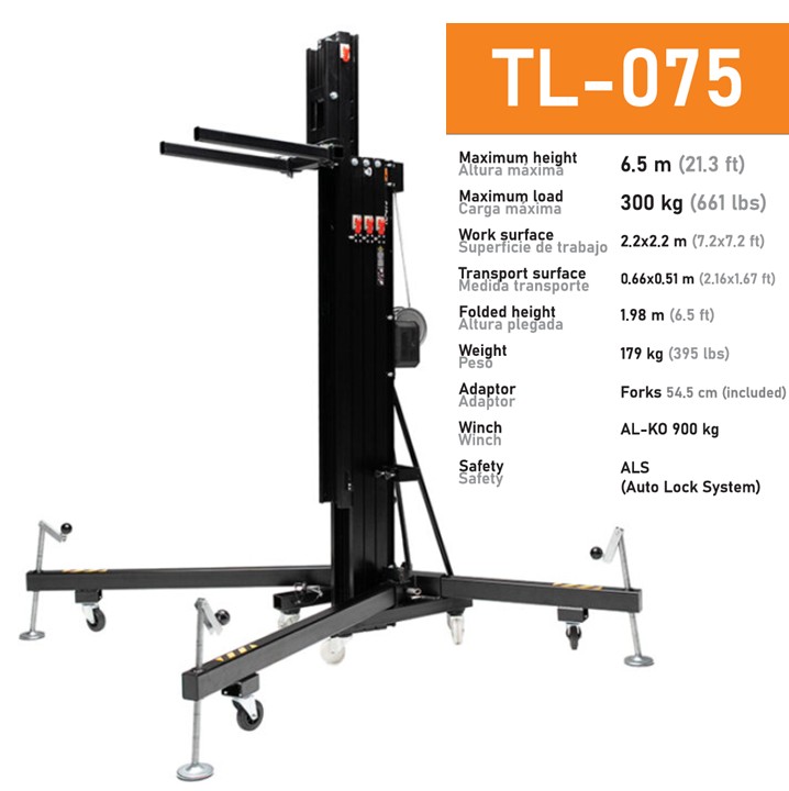 VMB TL-075 / 6,5 m / 300 kg