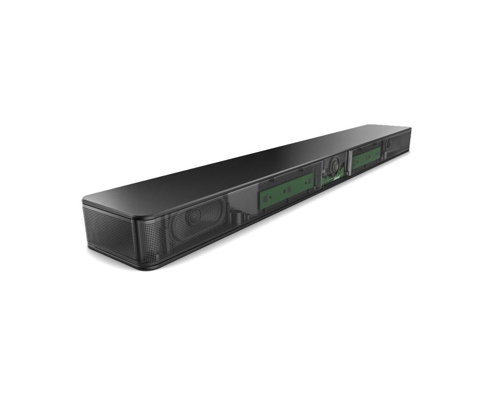Bose VB1 Video Soundbar, 4K, Sichtfeld: 123°, 6x Richtmikrofon, 2x 20W Lautsprecher, WiFi, Bluetooth