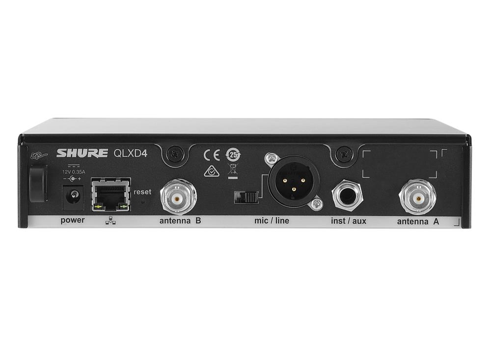 SHURE QLXD14E-H51 Gitarren-Funksystem mit WA302 Kabel