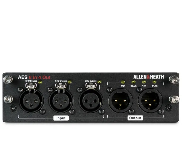 ALLEN & HEATH AES3 6in / 4out