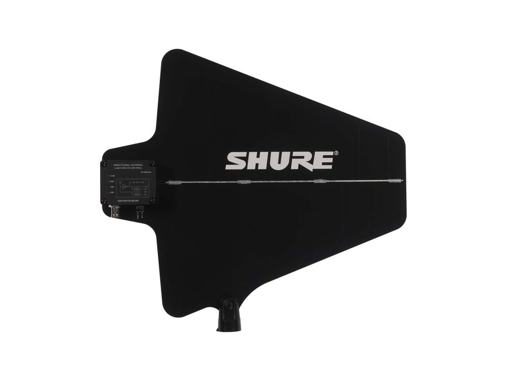 SHURE UA874WB UHF Richtantenne, aktiv, 470-900 Mhz, BNC, Abstrahlwinkel: 70°, 7.5dBi Antennengewinn