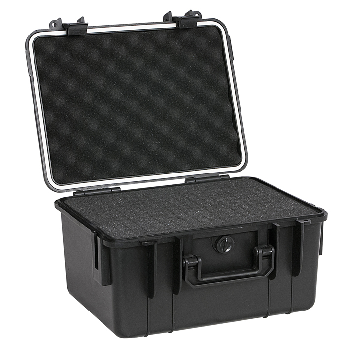 SHOWGEAR Daily Case 7 Kunststoffkoffer, Innenmaße: 255x140x185mm, IP65, Klappgriff, Schaumstoff
