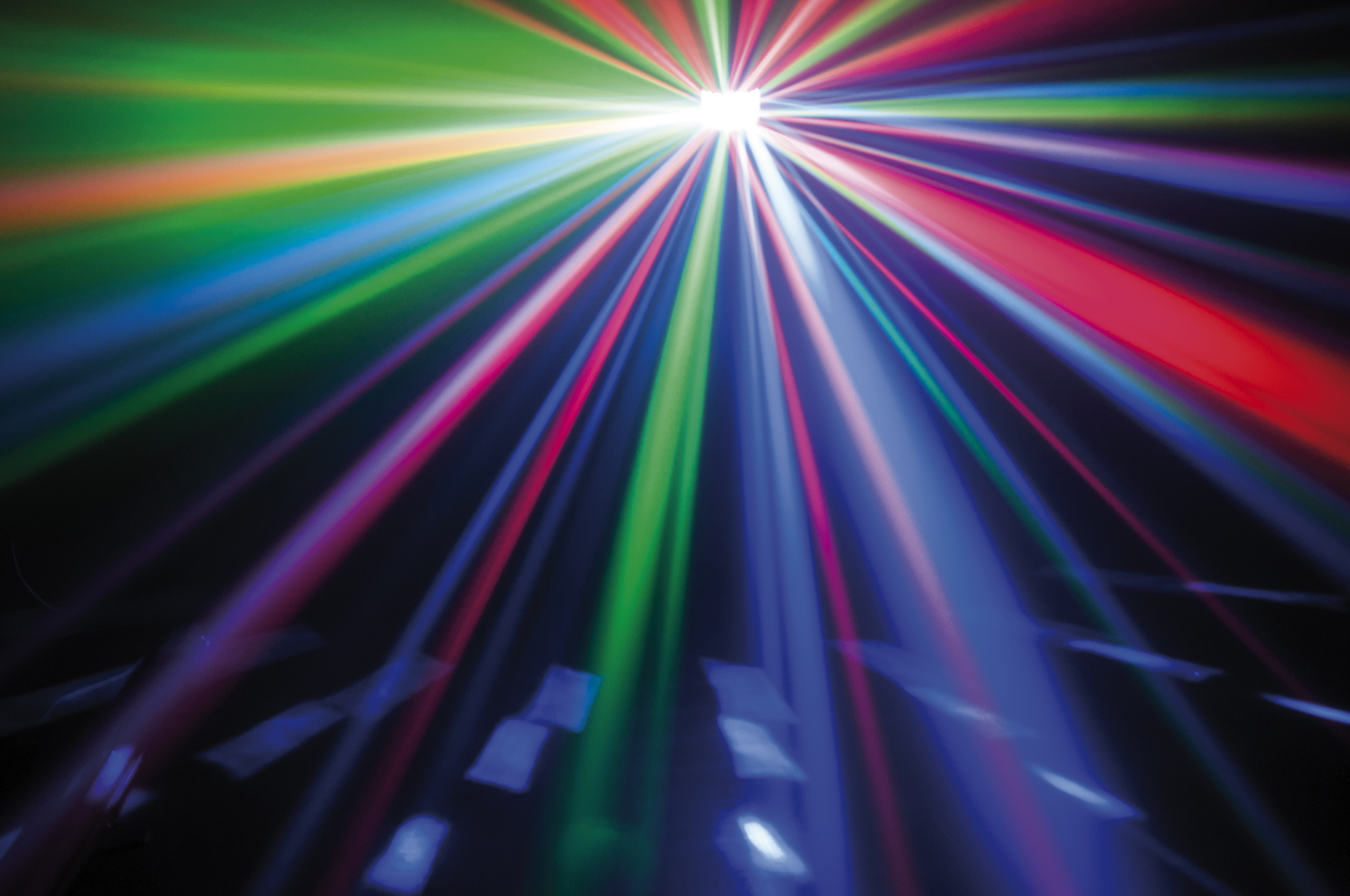 SHOWTEC Techno Derby 2-in-1 Light effect RGBW Intensive farbige Strahlen