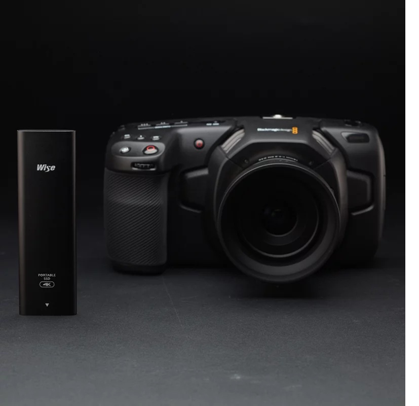 WISE Portable SSD 2 TB für Blackmagic Pocket Cinema Camera 4K und 6K