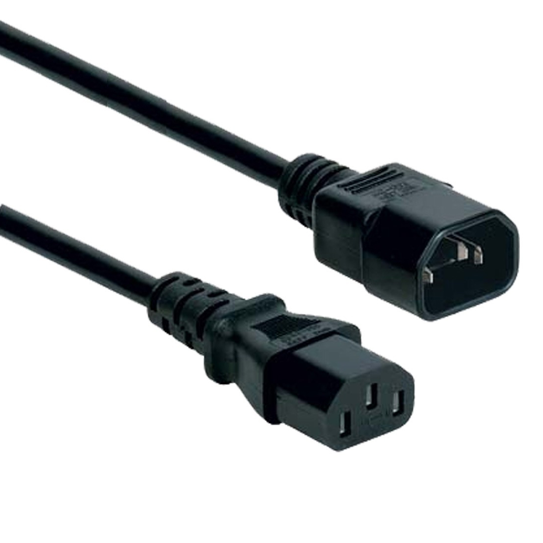ACCU AC-IECEXT-1/1,5 IEC extension cable 2m Geräte Anschluss Verbindungs Kabel
