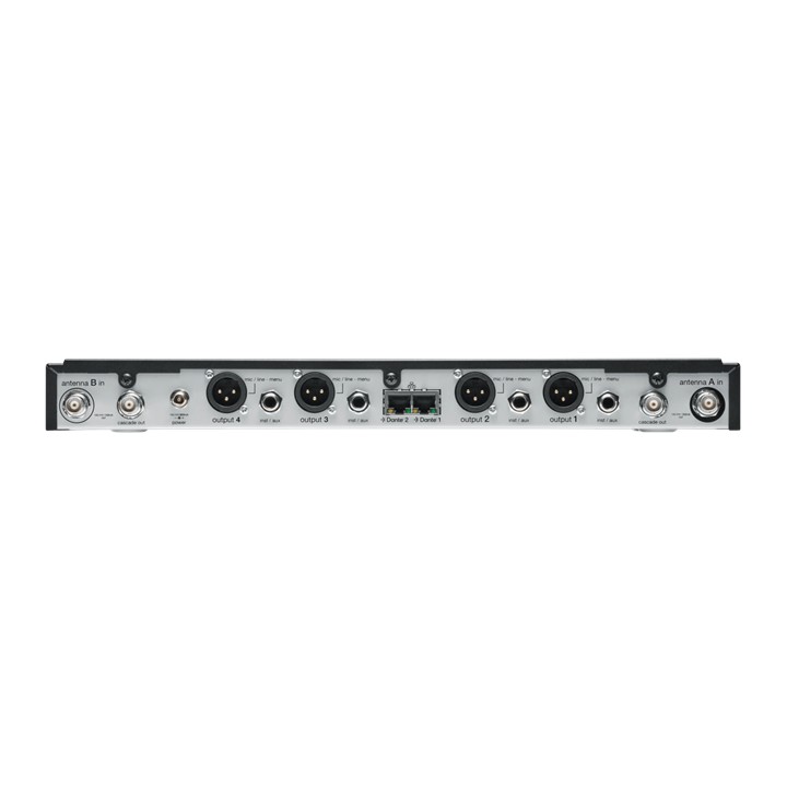 SHURE SLXD4QDAN+E=-S50 4-Kanal-Empfänger mit Dante-Audio